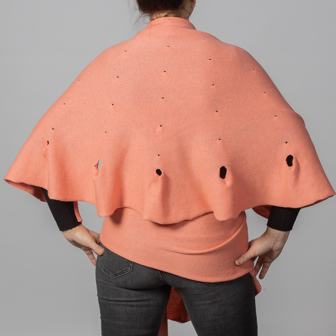 Shanty Shawl, Coral - Image 3