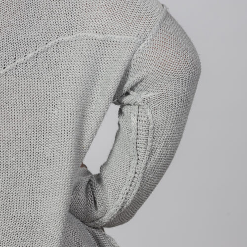 Maria Sweater by INESKA — detail of nettle fibre texture