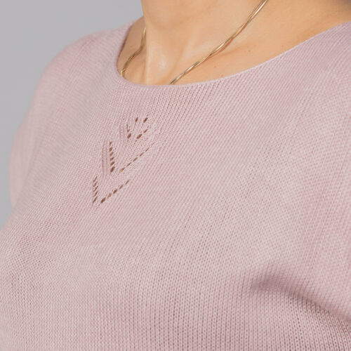 Bamboo Silk Flower Top by INESKA — flower detail