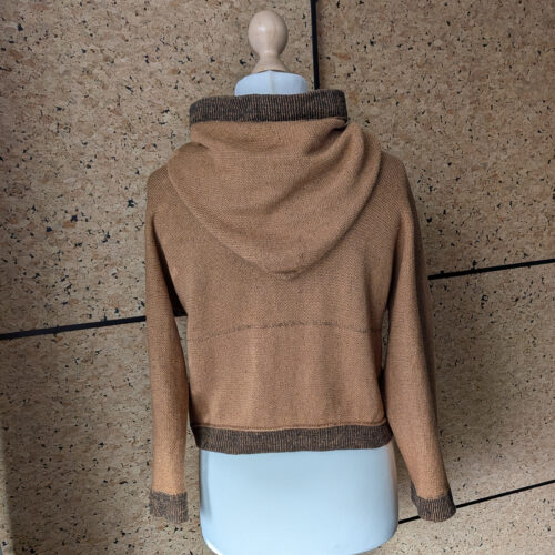 INESKA Reversible Merino Hoodie — inside out view Reversible