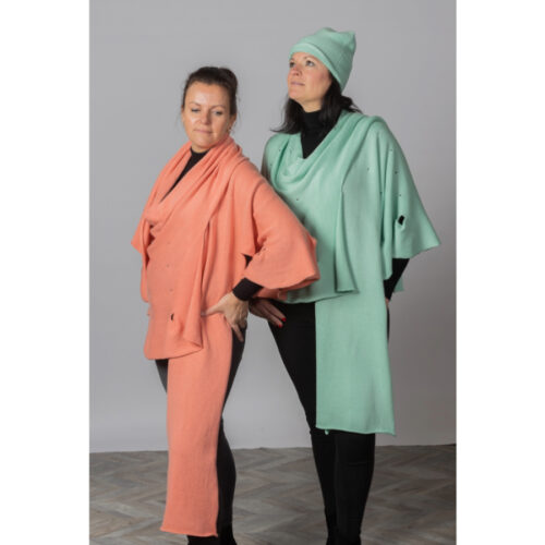 Shanty Shawl by INESKA — also available in mint green